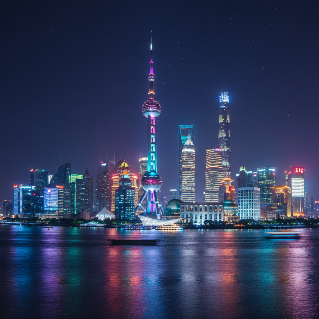 Dubai skyline at night