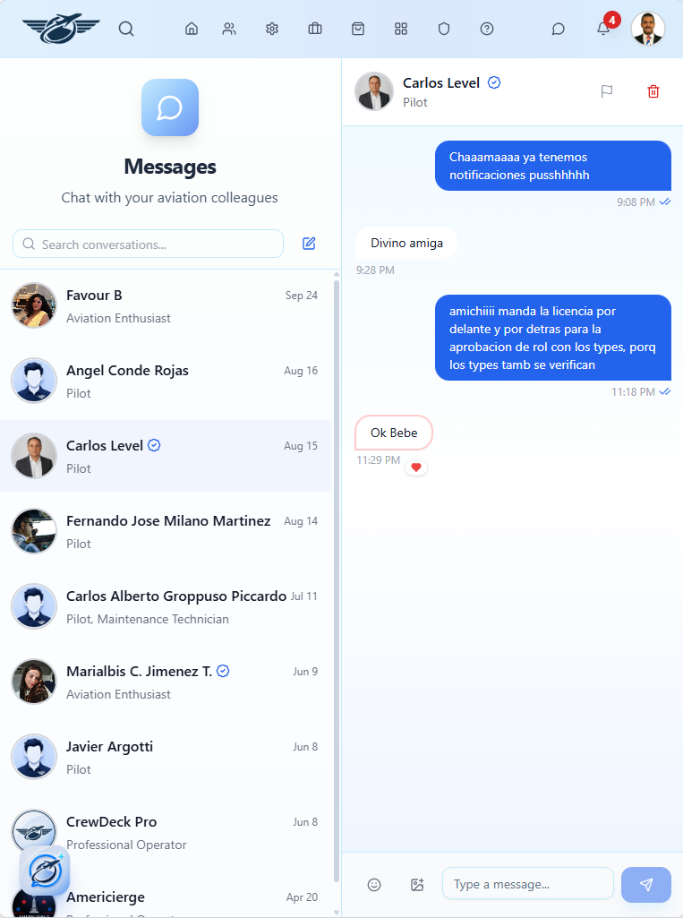 CrewDeck Pro app