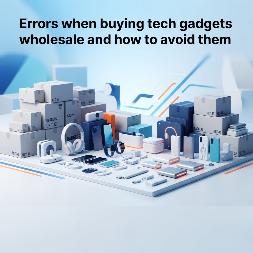 Errores al comprar gadgets tech al por mayor y cómo evitarlos