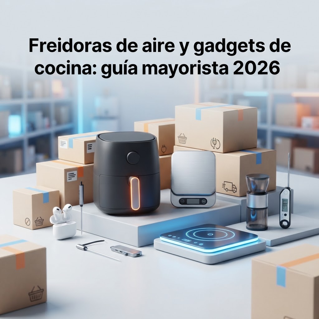 Freidoras de aire y gadgets de cocina: guía mayorista 2026