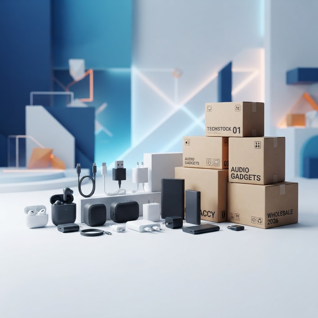 Vende audio y accesorios tech al por mayor: guía 2026