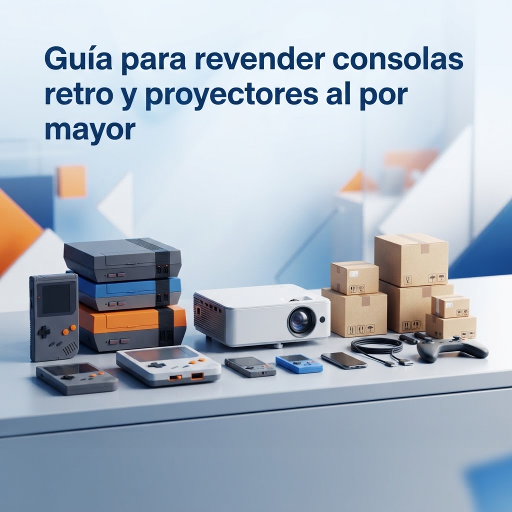 Guía para revender consolas retro y proyectores al por mayor