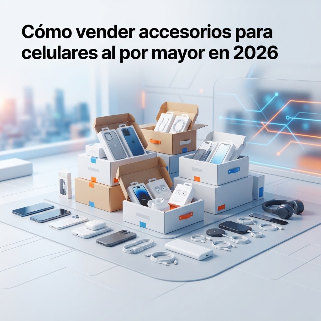 Cómo vender accesorios para celulares al por mayor en 2026