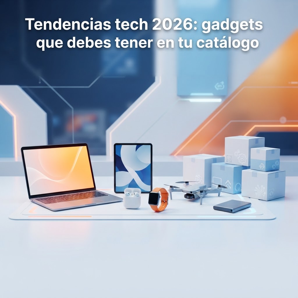 Tendencias tech 2026: gadgets que debes tener en tu catálogo