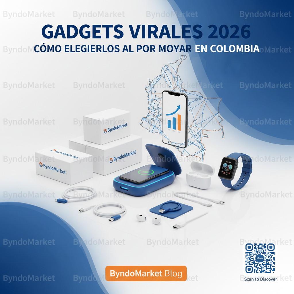 Gadgets virales 2026: cómo elegirlos al por mayor en Colombia