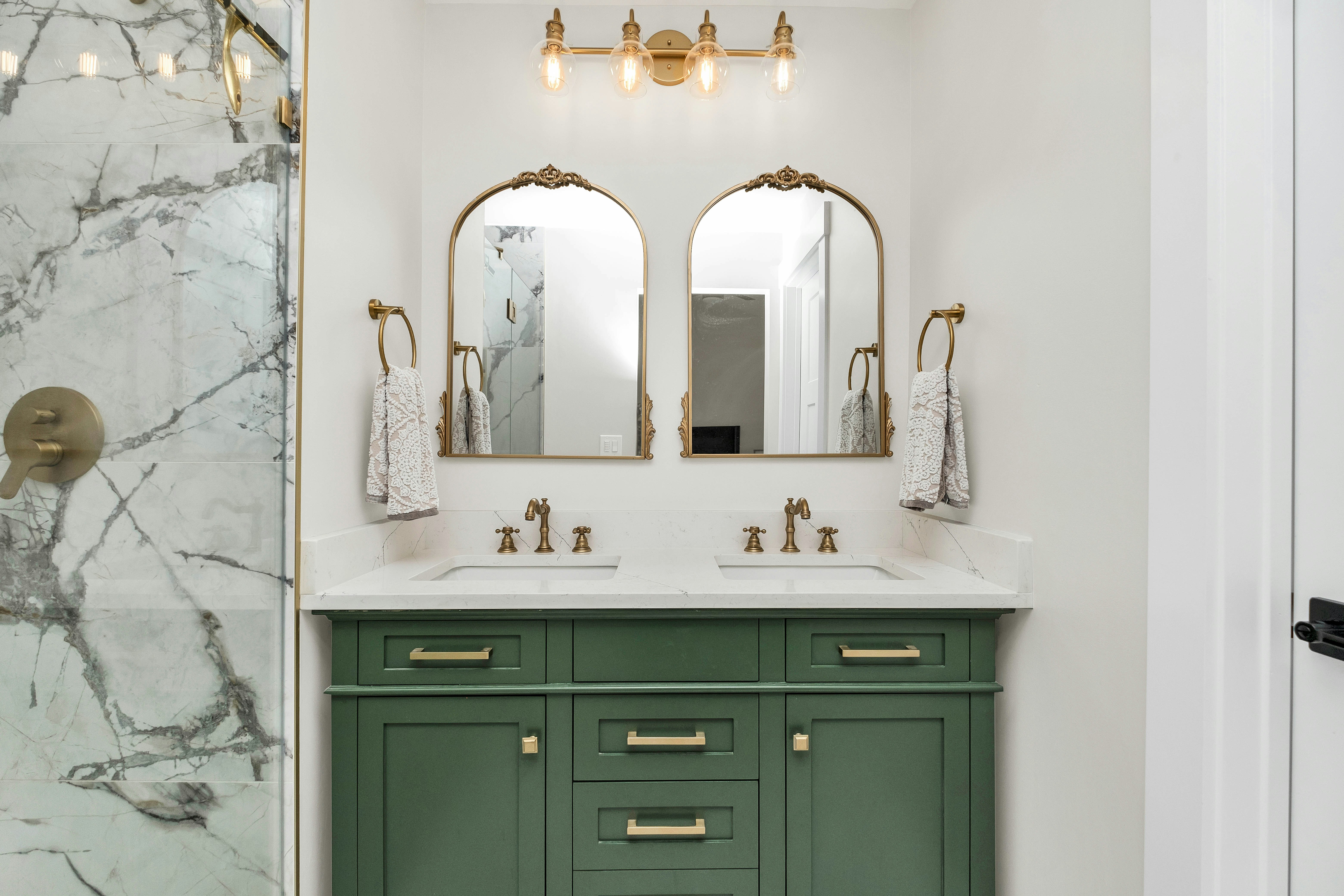 Willowdale Residence ensuite vanity detail
