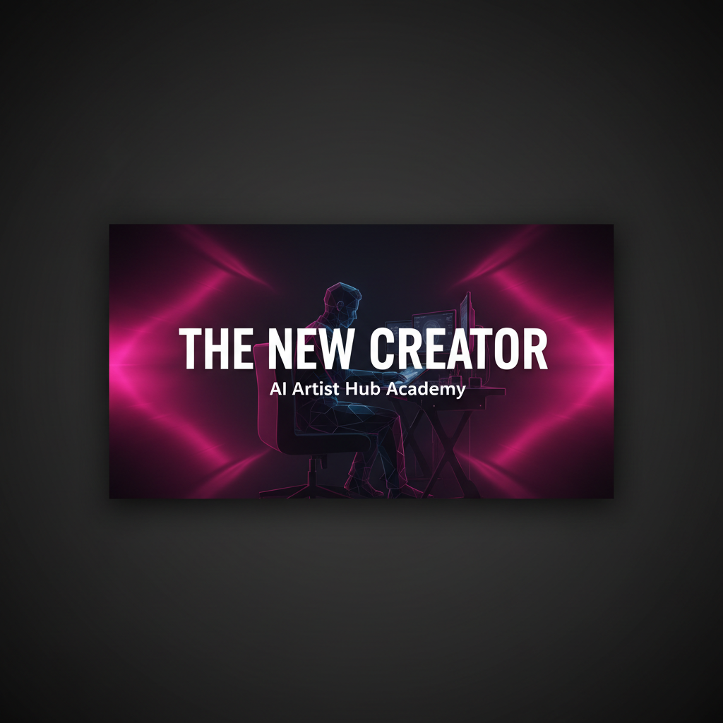 THE NEW CREATOR — AI Artist Hub Academy eBook cover