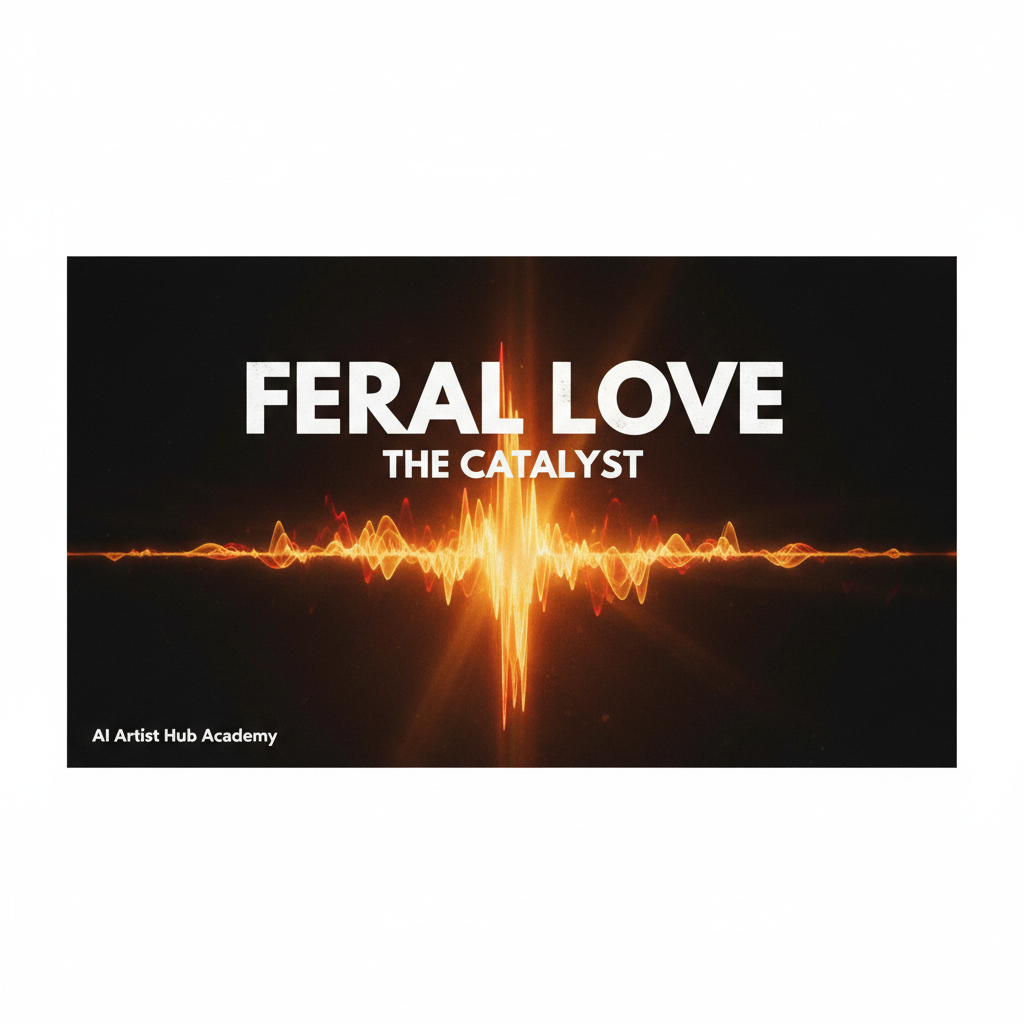 FERAL LOVE — THE CATALYST — AI Artist Hub Academy eBook cover