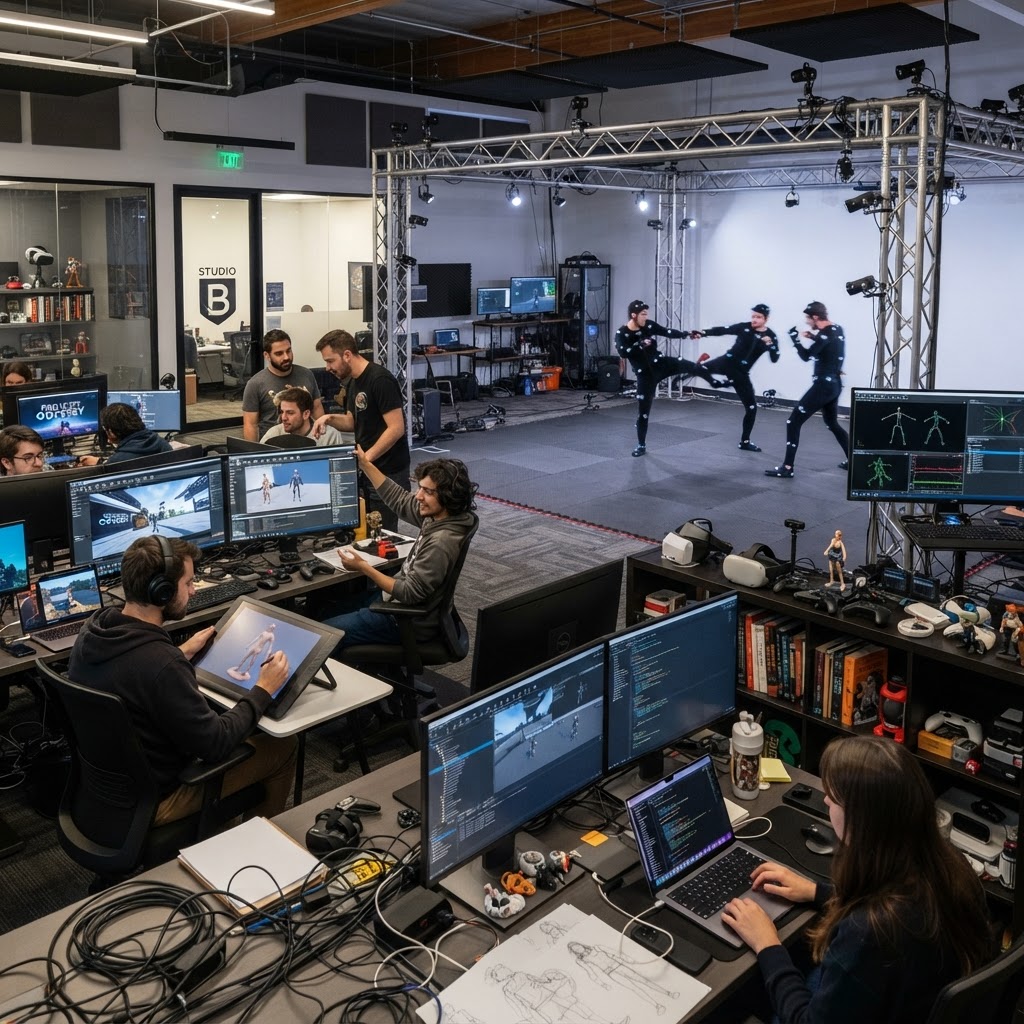 Kreativität im Gaming-Studio