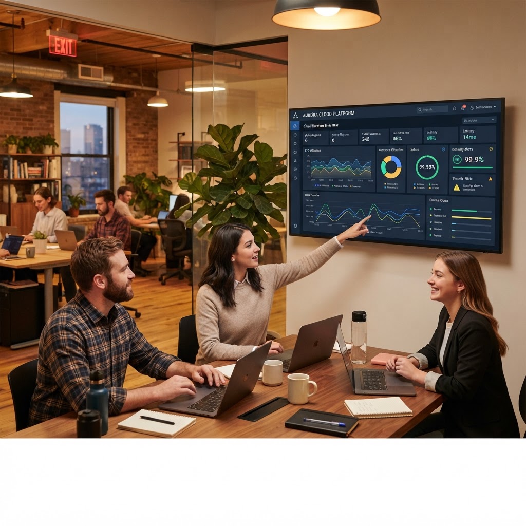 Cloud-Dashboard für Unternehmen