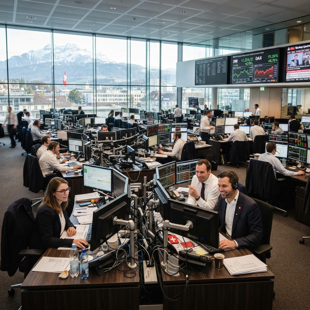 Handelsaktivitäten im Finanzsektor
