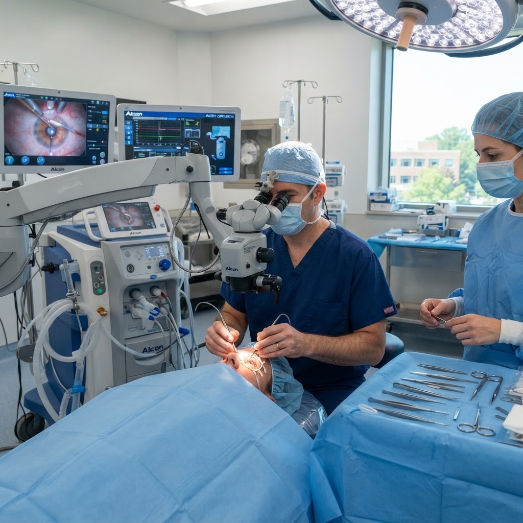 Augenchirurgie und Medizintechnik