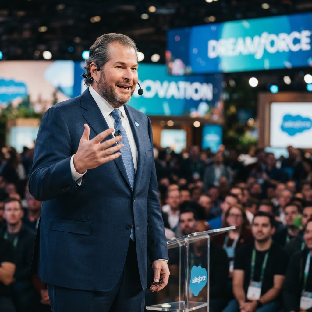 Marc Benioff lobt Nvidias einzigartige Marktposition