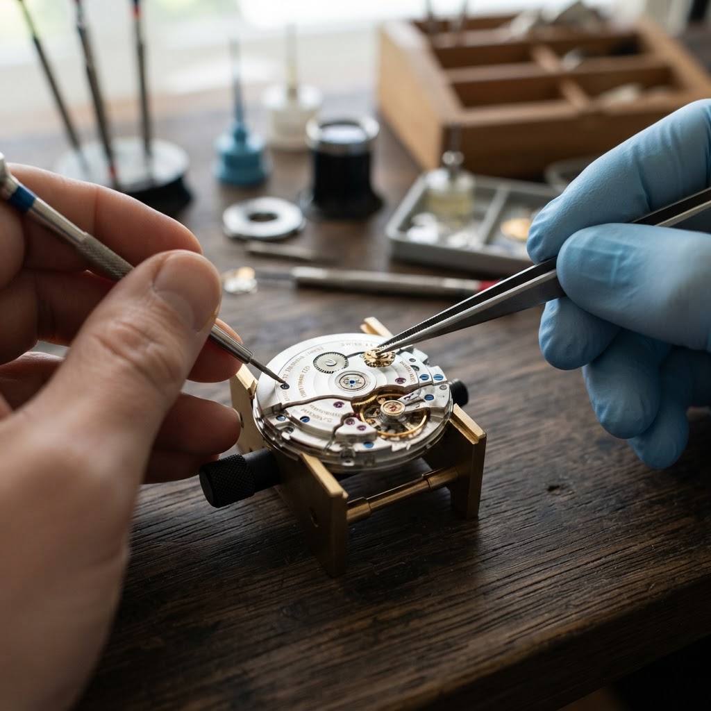 Handwerkskunst bei Luxusuhren
