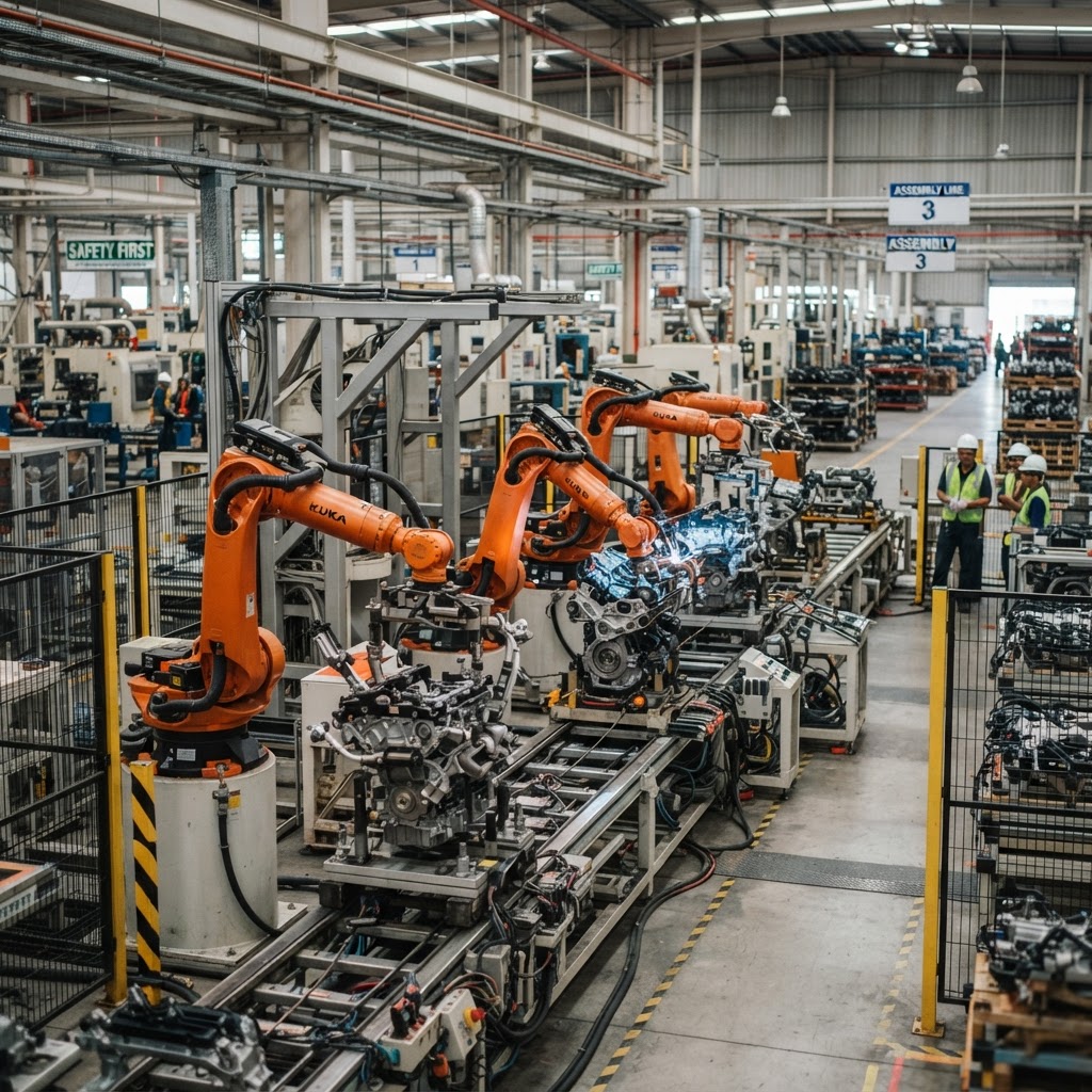 Industrierobotik und Fertigung