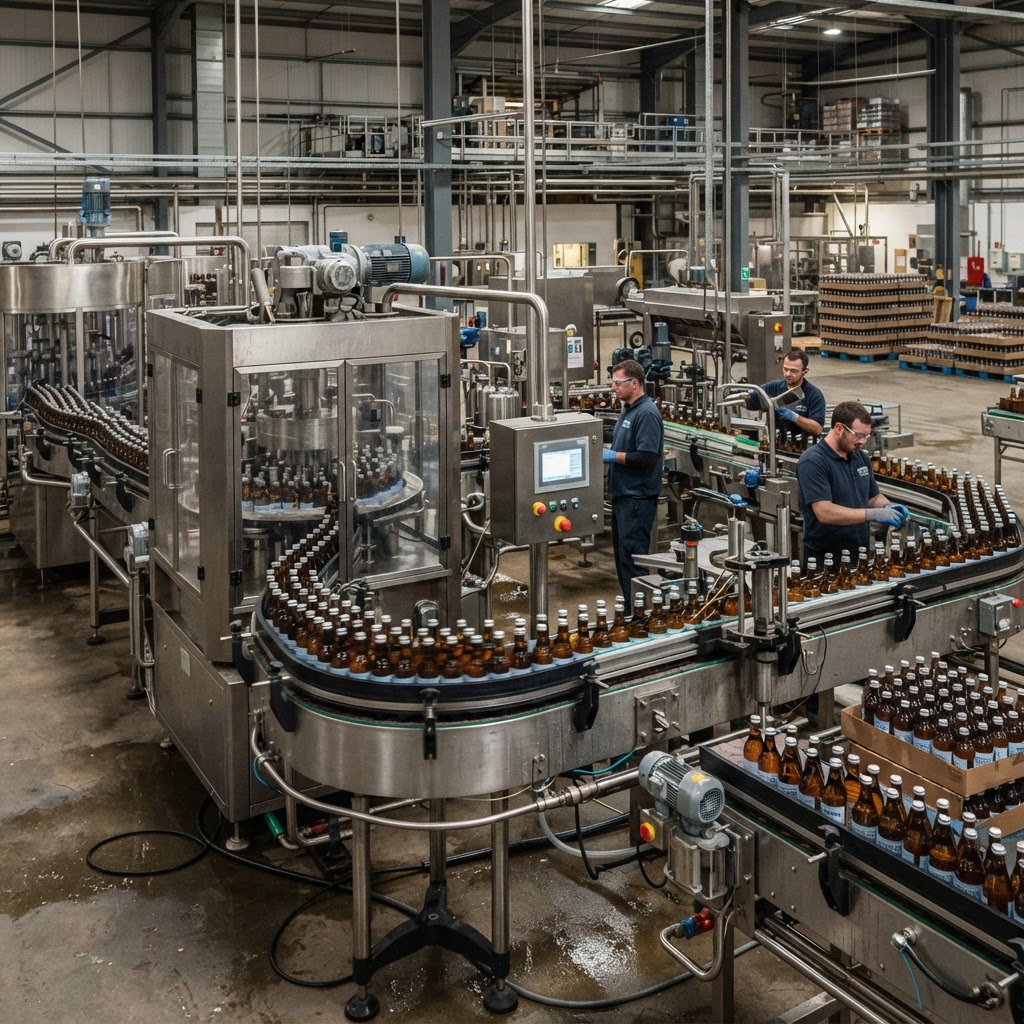 Getränkeproduktion und Effizienz