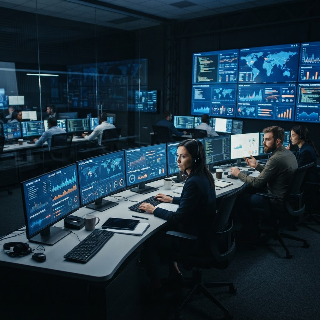 Datenanalyse in der Kommandozentrale