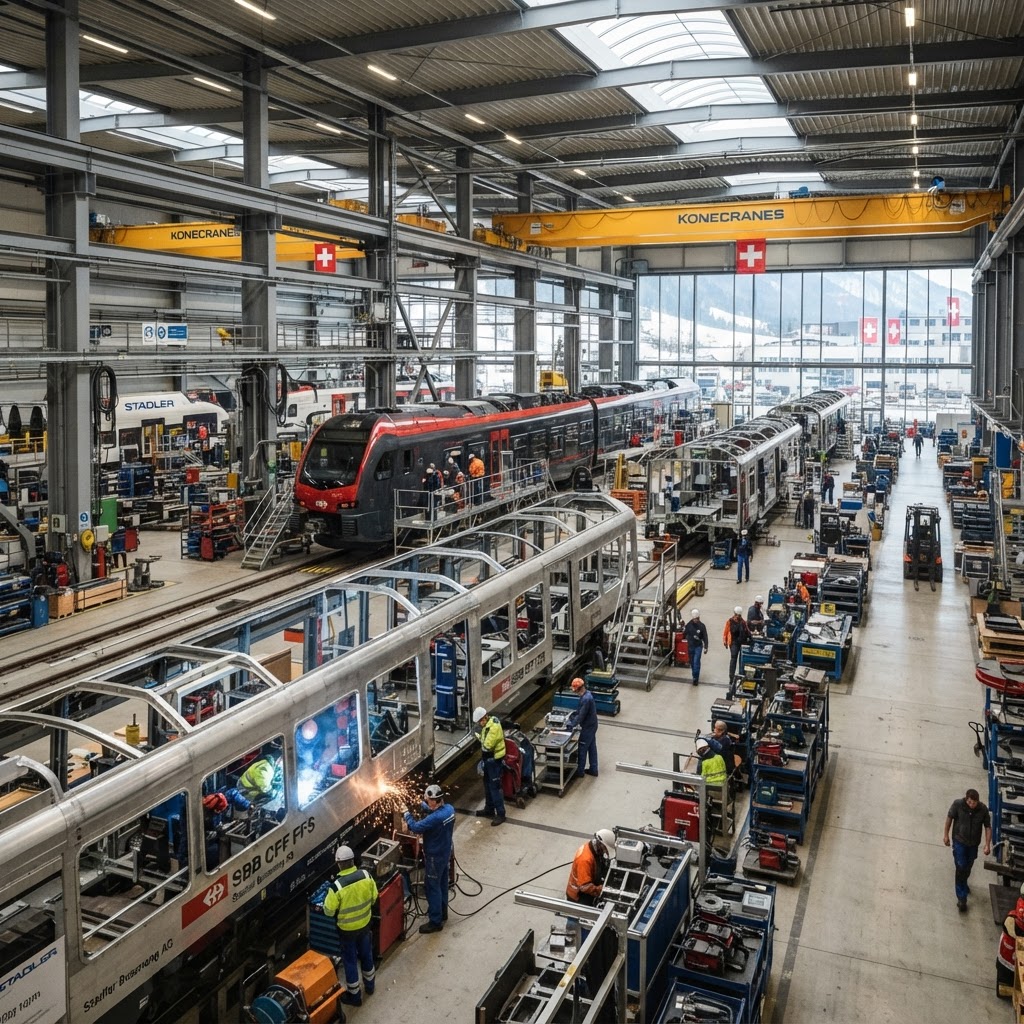 Schienenfahrzeugbau und industrielle Fertigung
