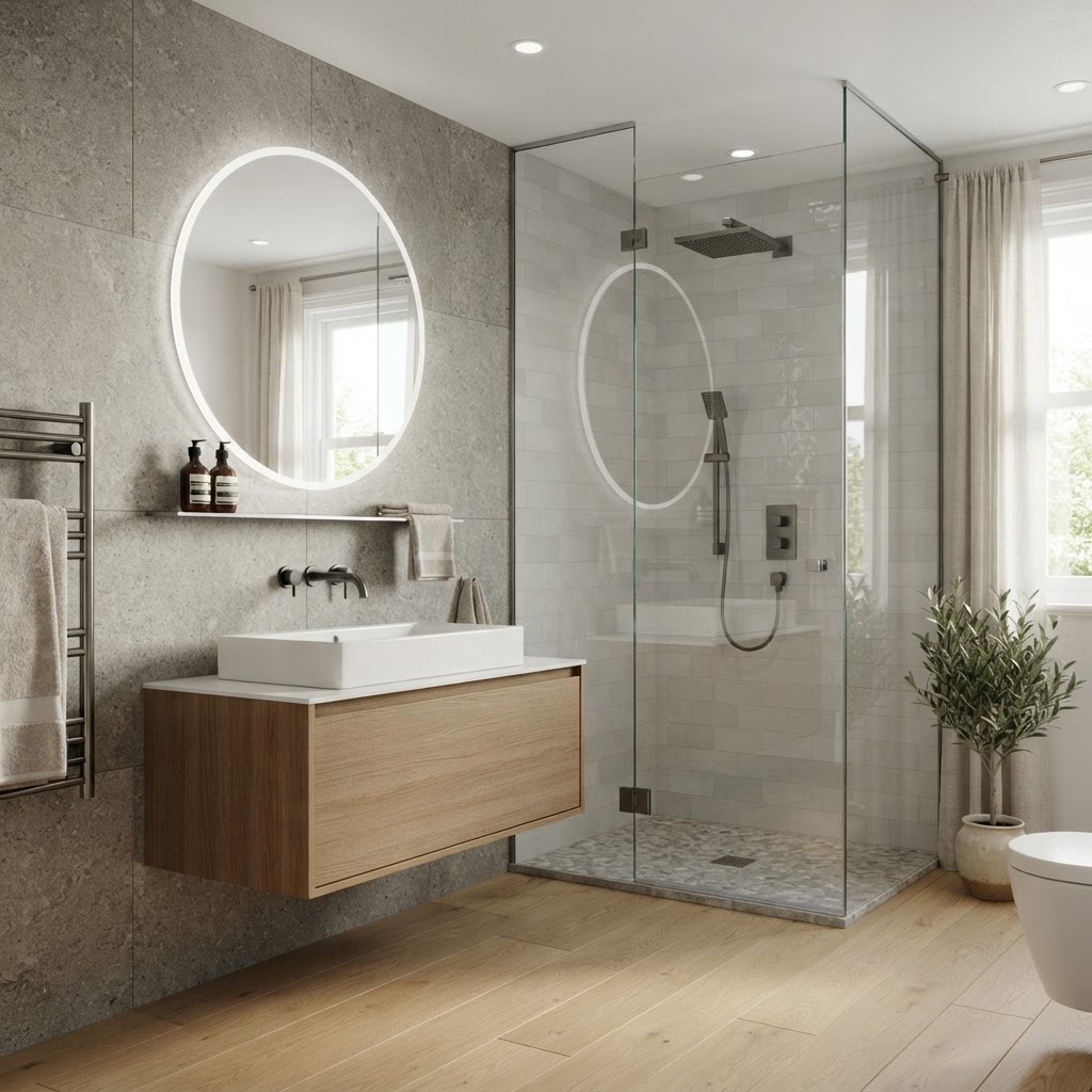 Sanitärtechnik und Design