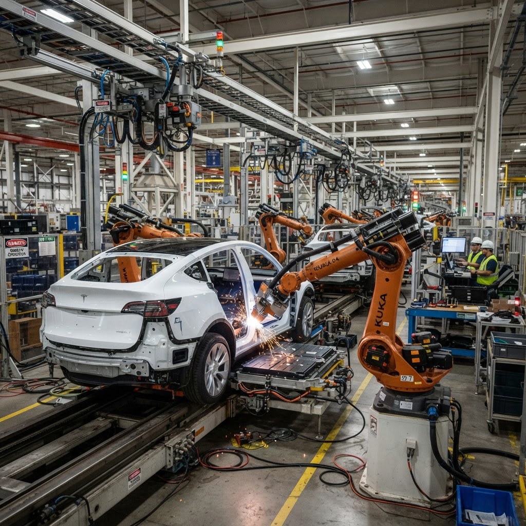 Automatisierung in der Fahrzeugproduktion