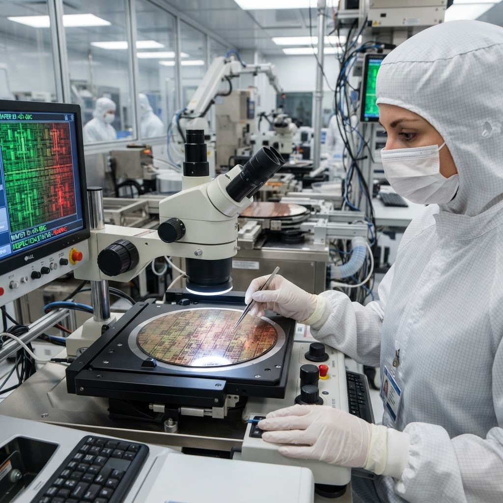 Präzision in der Speicherchip-Produktion