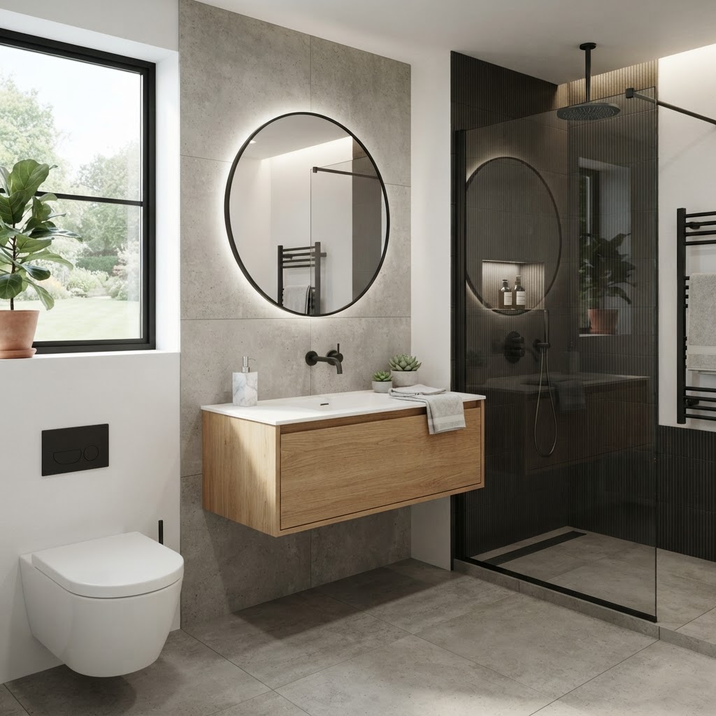 Sanitärtechnik und Design