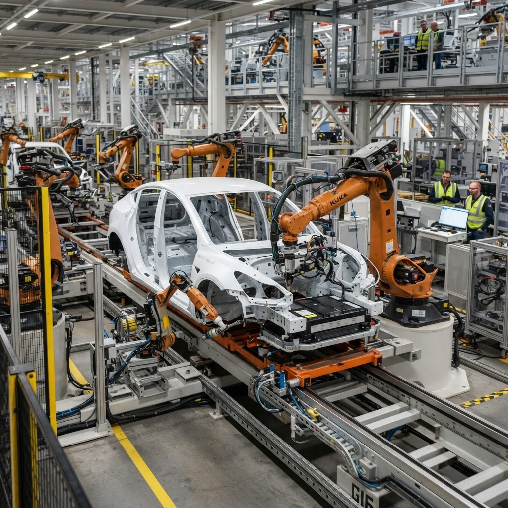 Produktionsoptimierung und E-Mobilität