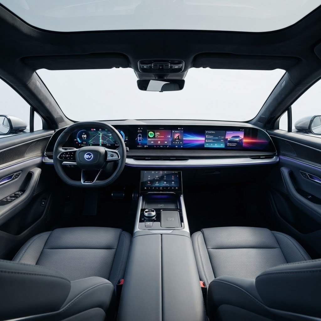 Futuristisches Fahrerlebnis