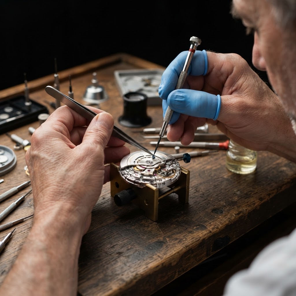Luxusuhren-Handwerk