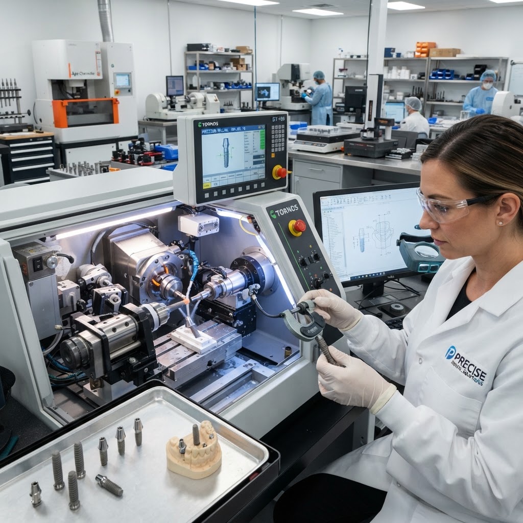 Dentalimplantate und Präzisionsfertigung