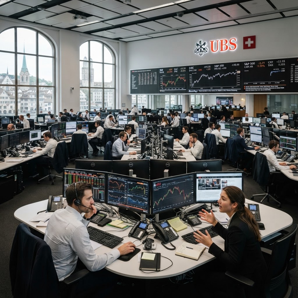Handelsaktivitäten im Finanzsektor