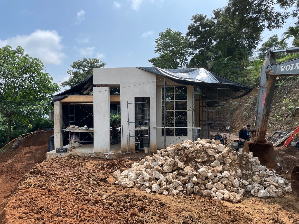 Concrete Frame Rising
