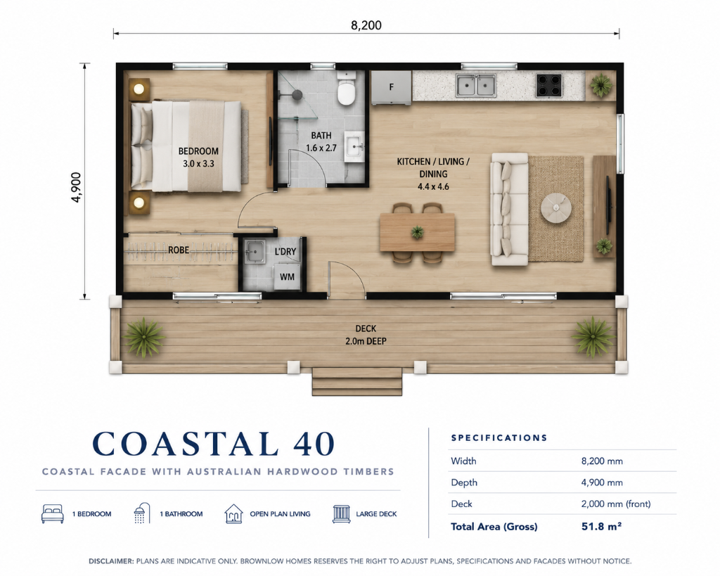 Coastal 40 - Floor Plan