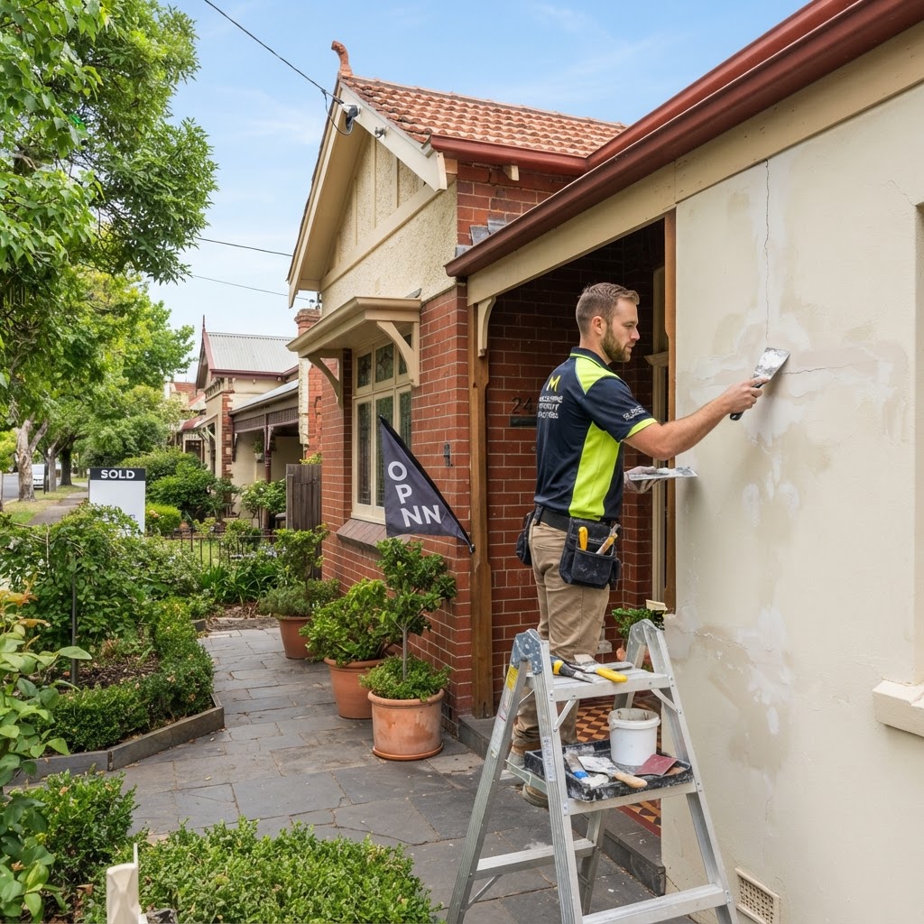 Building repairs completed before selling to remove buyer concerns and maximise property value.