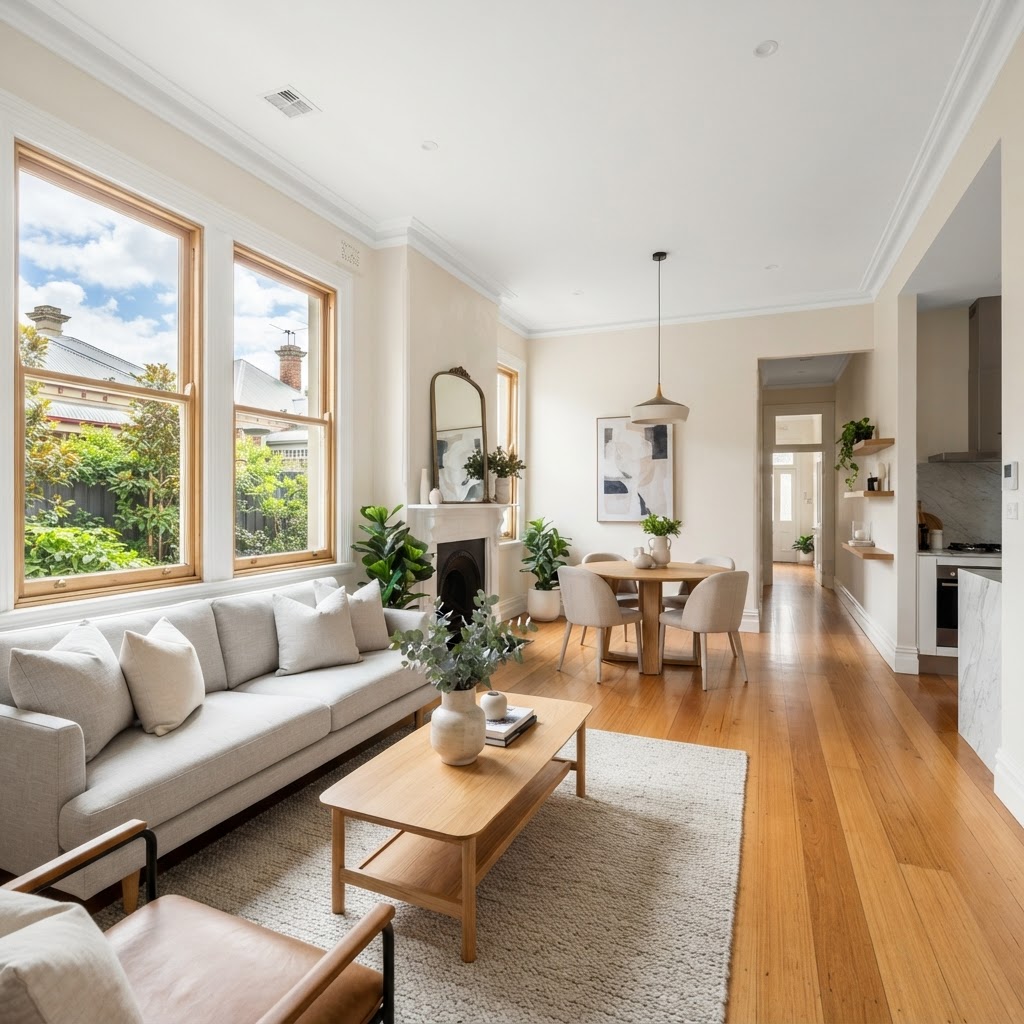 Fresh interior painting completed before selling to enhance buyer appeal and property presentation.