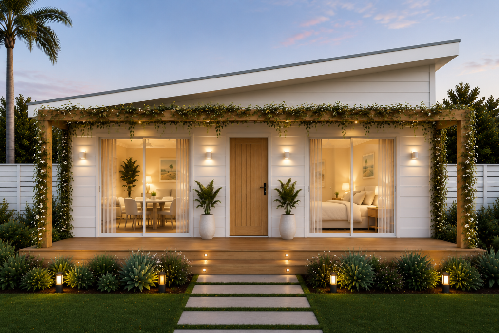 Coastal facade style