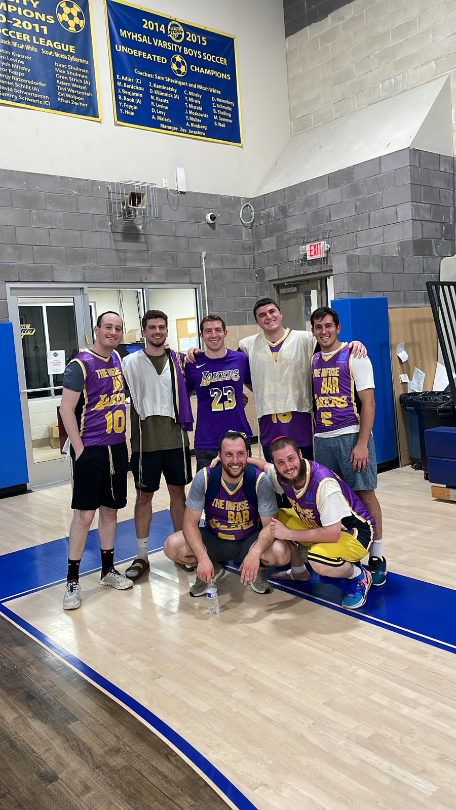 The Infuse Bar Lakers team photo