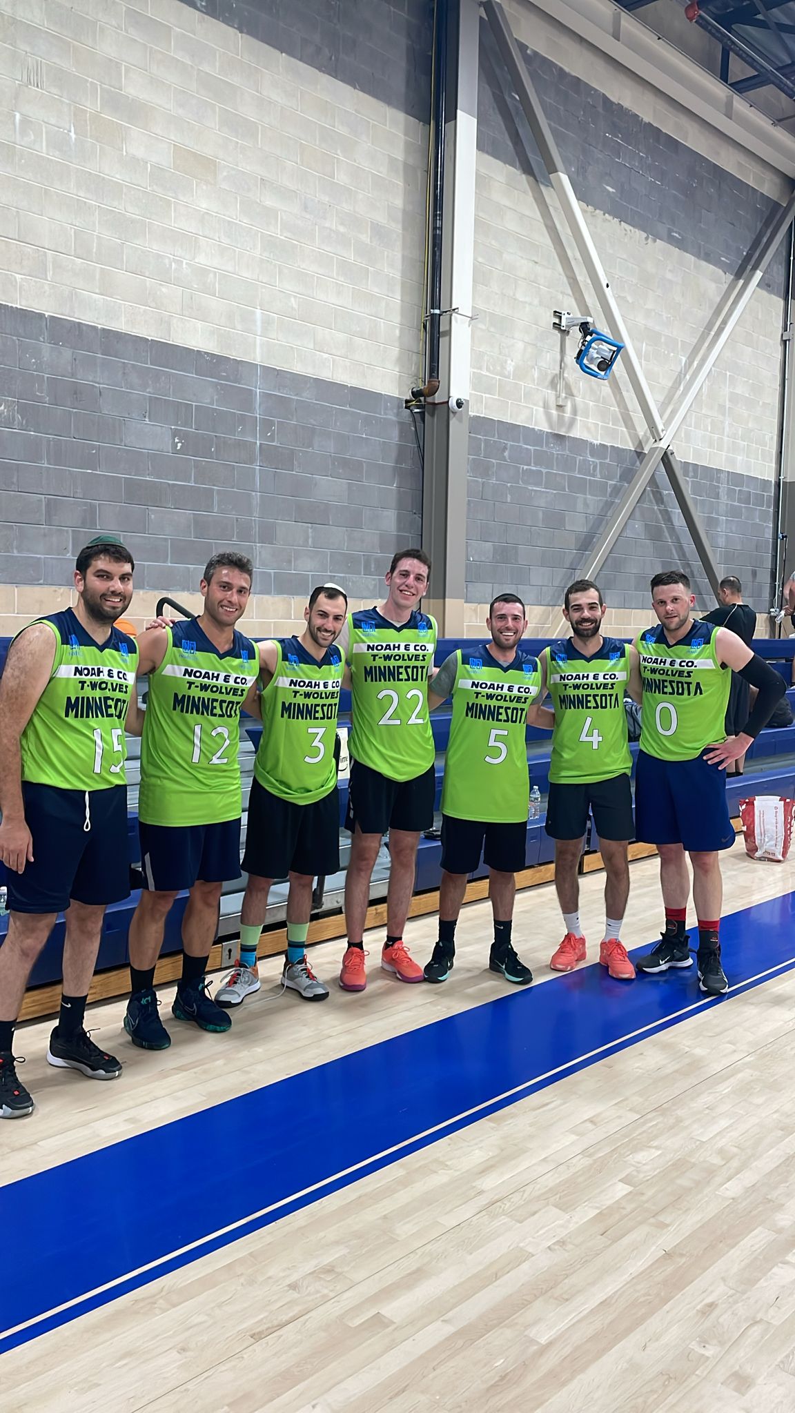 Noah & Co. T-Wolves team photo
