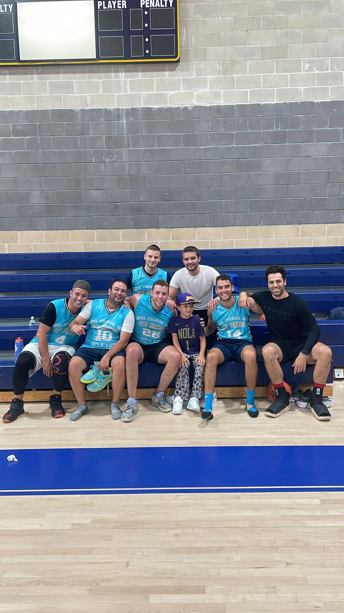 Tempus Financial Group Pelicans team photo