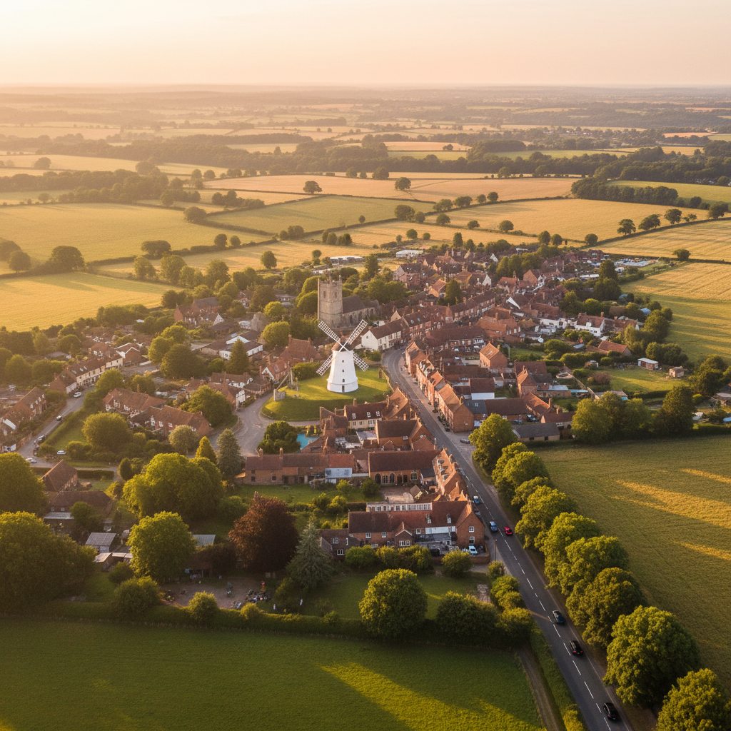 A scenic view of Cranbrook showcasing its charming attractions and landscapes.