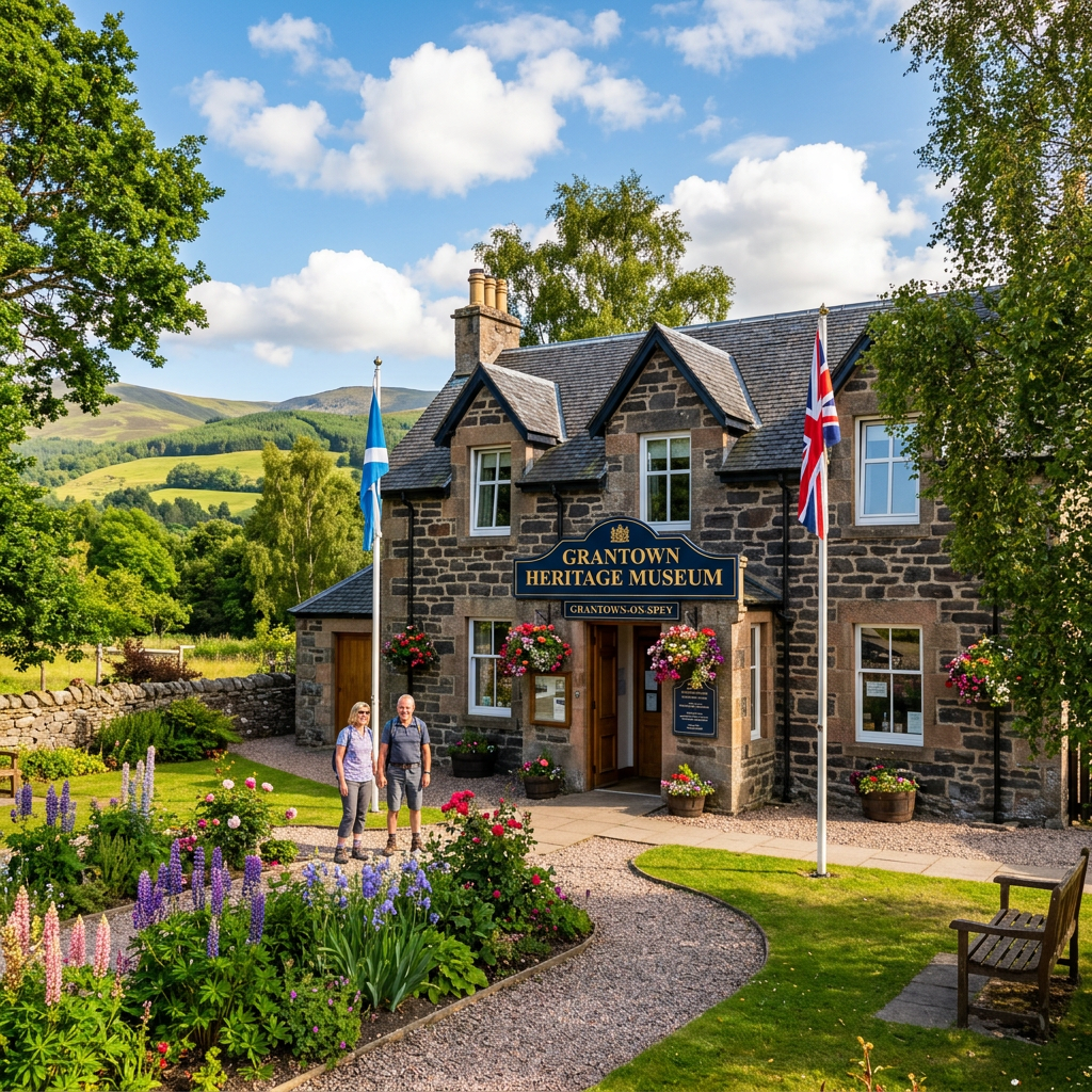 Grantown Heritage Museum in Grantown-On-Spey - stunning view of this iconic museum