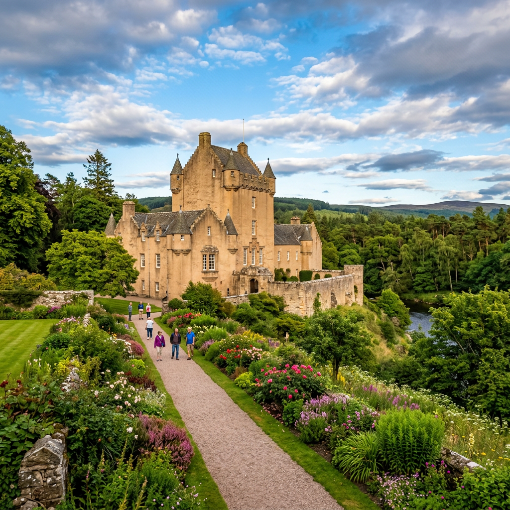 Kilravock Castle in Cawdor - stunning view of this iconic historical