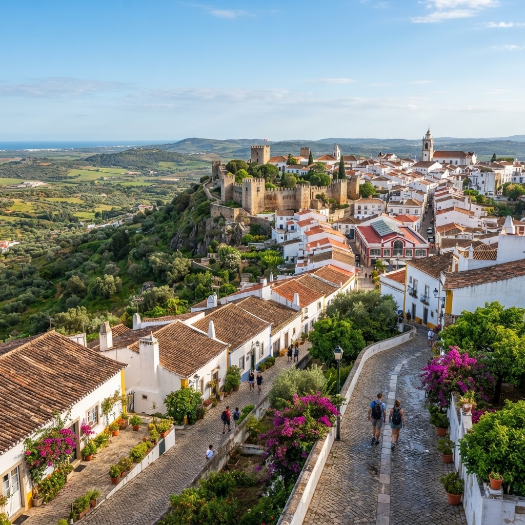 Beautiful scenic view of Loulé, Portugal
