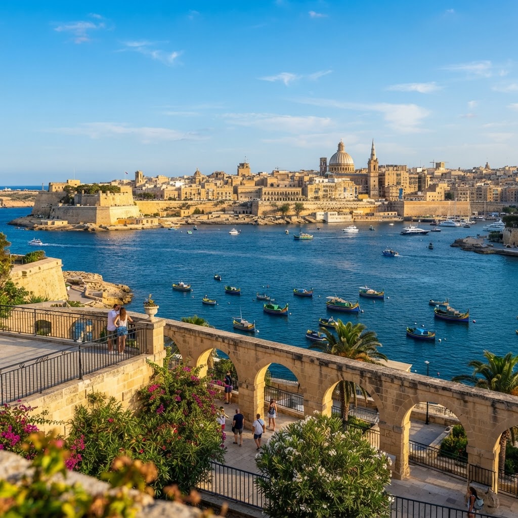 Beautiful scenic view of Malta, Malta