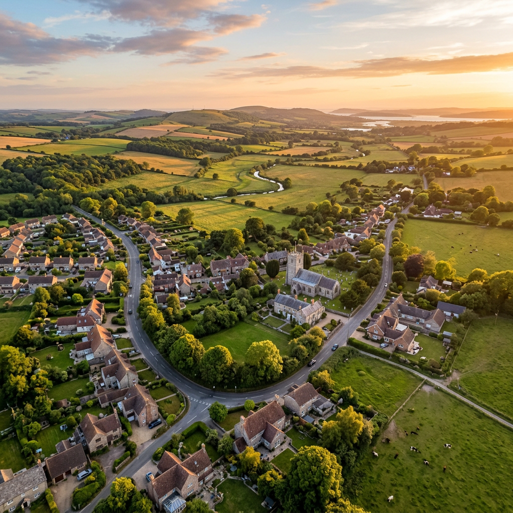 Scenic view of Corfe Mullen showcasing local attractions and natural beauty.