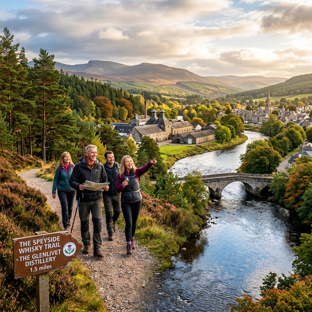 The Speyside Whisky Trail Experience in Grantown-On-Spey - stunning view of this iconic activities