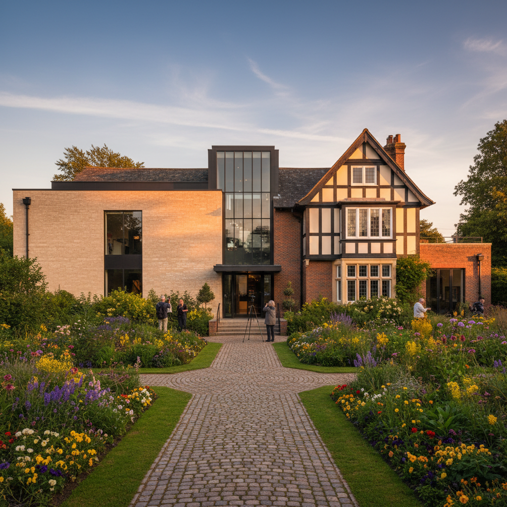 Pallant House Gallery exterior blending historic and modern architecture