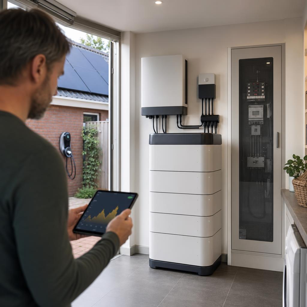 Rendement thuisbatterij berekenen in 2026