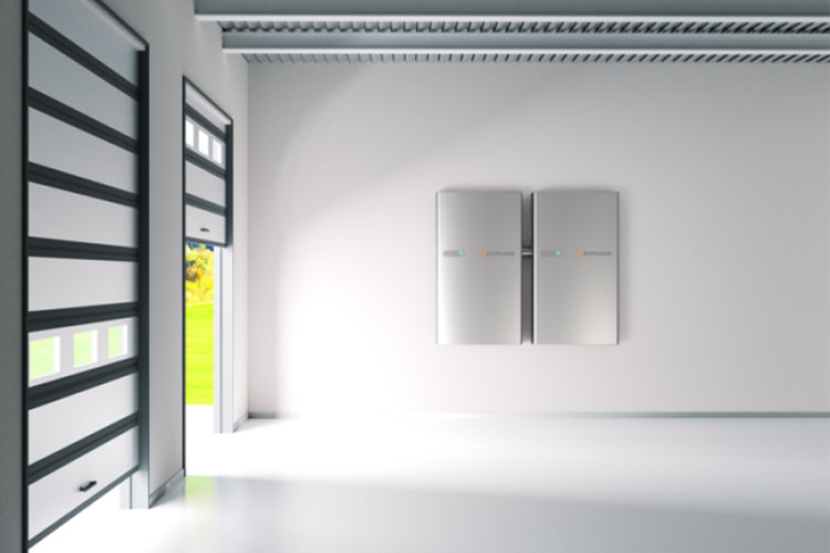 Enphase IQ Battery 5P in garage