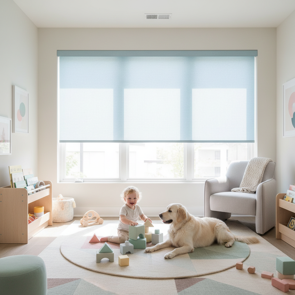 Child- and Pet-Safe Window Treatments: Cordless and Motorized Options for Charlotte & Rock Hill